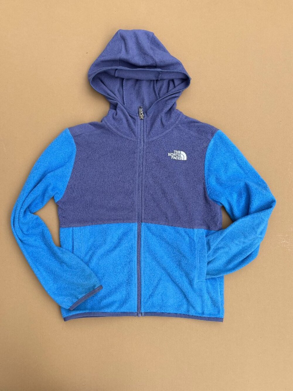 Boys North face Glacier zip up size medium